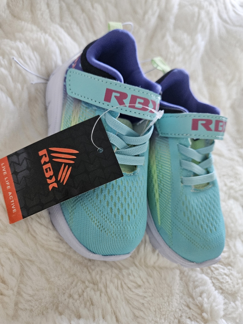 NWT RBX Teal Athletic Sneakers Toddler Sizes 8 , 9 & 10